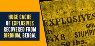 The explosives were recovered at an abandoned quarry in the Chandanpur area