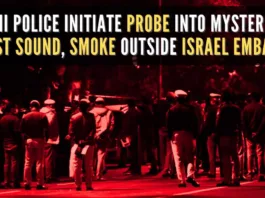 Delhi Police are on high alert after an alleged bomb threat call claiming that explosives have been planted near the Israel Embassy premises