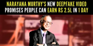 Video shows morphed version of Murthy claiming to work on a "Quantum AI" project with tech billionaire Elon Musk