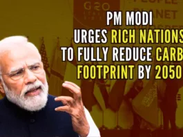 PM Modi said that there should be no shortfall of money in the Green Climate Fund and the Adaptation Fund and that these be immediately replenished