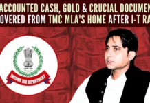 I-T sleuths seized huge quantity of gold ornaments for which the TMS MLA could not furnish valid possession papers