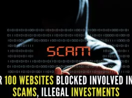 Over 100 websites, which facilitated organized illegal investments and task-based part time job frauds, were blocked