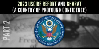 The USCIRF regularly regurgitates biased and motivated comments about Bharat and such misrepresentations only discredit the organization