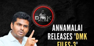 Annamalai shared audio tape which carries discussions between DMK MP A Raja and former Tamil Nadu intelligence chief Jaffar Sait