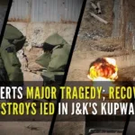 Army recovered an IED planted by the terrorists in Chowkibal area of Kupwara