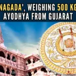 This huge Nagada, a symbol of Hindu culture, has been constructed in the Daryapur extension of Karnavati metropolis