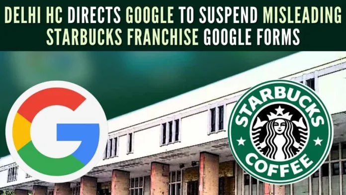 The fraudulent forms misled individuals into believing they could apply for Starbucks franchises in India