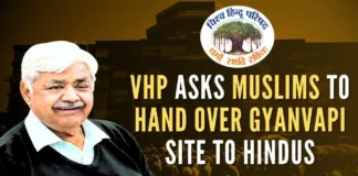 The VHP urged the Intezamia Committee, caretaker of the mosque, to move the Gyanvapi mosque, and to hand over the original site of "Kashi Vishvanatha" to the Hindu community