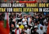 FIR filed against Bharat Jodo Nyay Yatra organizer for diverting route in Assam Bharat Jodo Nyay Yatra diverged in the town rather than proceeding as allowed resulting in a