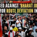 Bharat Jodo Nyay Yatra diverged in the town rather than proceeding as allowed resulting in a "chaotic situation"