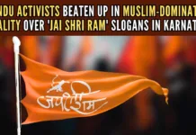 Some individuals questioned raising of ‘Jai Shri Ram’ slogans and asked Hindu activists not to raise slogans