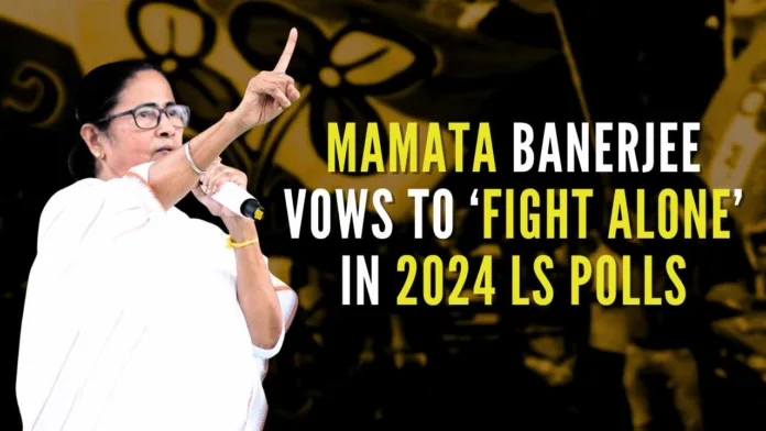 The I.N.D.I.A bloc suffered a huge setback as TMC supremo Mamata Banerjee said her party would contest LS polls without any alliance in West Bengal