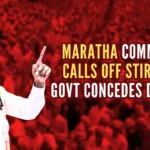 Maratha leaders said that the government has also decided to withdraw all police cases filed against the community members