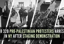 Pro-Palestinian protesters demonstrated during rush hours blocking traffic on several bridges for more than two hours