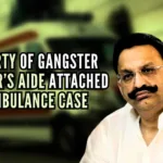 Investigations revealed this ambulance was used to transport Mukhtar Ansari from Punjab’s Ropar jail for his court appearance in Mohali, on March 31, 2021