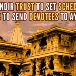 According to the Trust, state governments willing to send people of their respective states to Ayodhya will be allotted a date and time for it