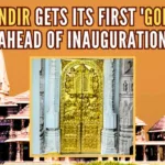 A total of 46 doors will be installed in the Ram Temple, out of which 42 will be coated with gold