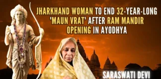 Saraswati Devi, an 85-year-old woman from Jharkhand will break her three-decade-long 'maun vrat' after the inauguration of the Shri Ram Mandir in Ayodhya on January 22