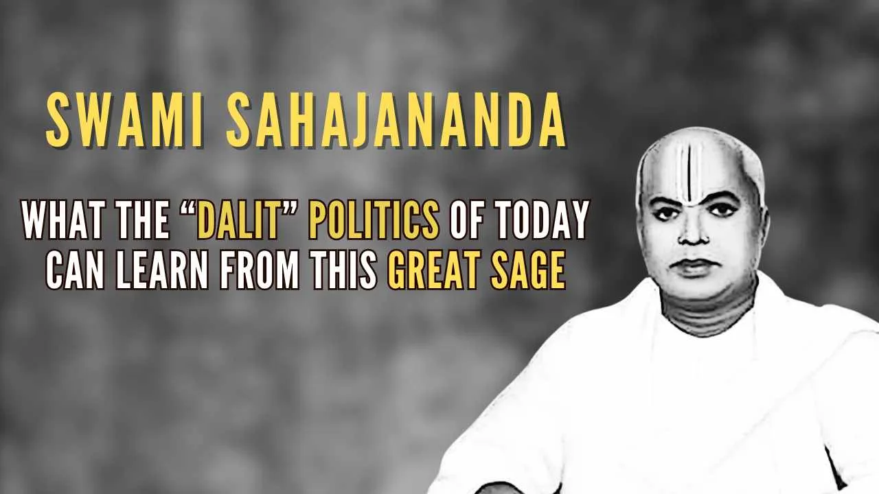 Swami Sahajananda What the “Dalit” Politics of Today Can Learn