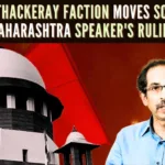 The Speaker's much-awaited verdict came as a major blow to Uddhav Thackeray who lost the original Shiv Sena founded by his father, the late Balasaheb Thackeray, to Shinde