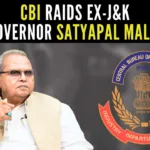 Malik says the CBI was searching his premises after he complained about people who were allegedly involved in corruption