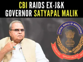 Malik says the CBI was searching his premises after he complained about people who were allegedly involved in corruption