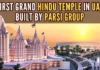 The BAPS Hindu temple has a strong Mumbai connection as it was built by a Parsi group