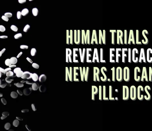 Researchers at the Memorial Centre claimed to have discovered a treatment to prevent relapse of cancer that would cost only Rs.100