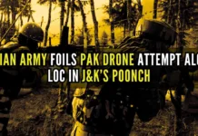 A drone from the Pakistan side approached Army’s Rustam post in the Mankote area