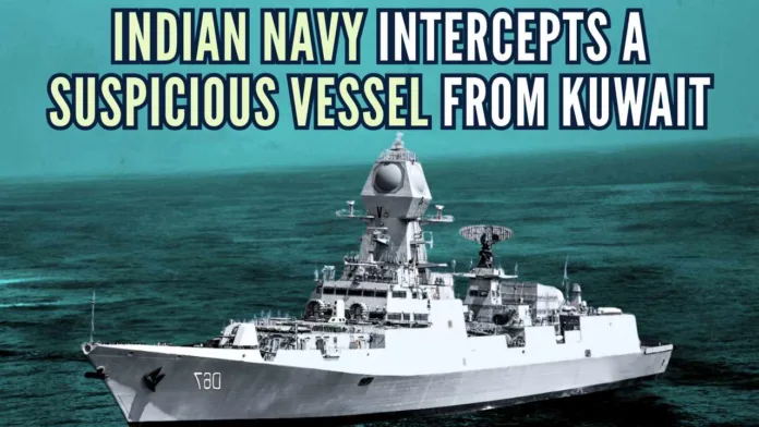 The Indian Navy intercepted the vessel and brought it to Mumbai's Gateway of India