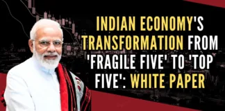 India was among the 'fragile five' economies, but now is among the 'top five' economies, making the third highest contribution to global growth every year