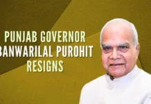 Governor’s resignation comes a day after he met Union Home Minister Amit Shah in Delhi