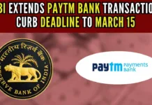 Paytm bank given until March 15 to stop accepting new deposits