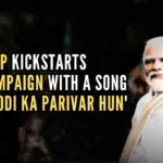 The campaign song depicts the faith people have in PM Modi and BJP's poll mantra 'Sabka Saath, Sabka Vikas, Sabka Vishwas, Sabka Prayas’