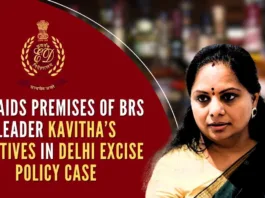 The searches are reported to be based on the information given by Kavitha during her questioning in the ED’s custody