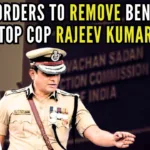 ECI directed that Rajeev Kumar cannot be involved in any election process for upcoming LS elections