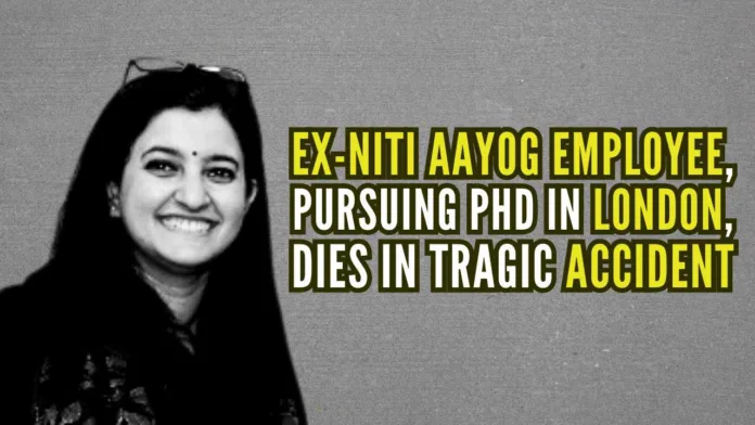 Cheistha Kochhar, who was pursuing a PhD in Behavioural Science at the London School of Economics (LSE), had previously worked at NITI Aayog