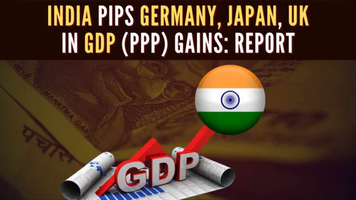 Indian economy, when seen at PPP, is 3.6 times that of the UK, 2.1 times that of Japan and 2.5 times that of Germany