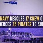 The 40-hour operation ended in the evening and all the crew members were rescued without any injury