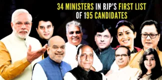 BJP has officially released its first list of candidates for the upcoming Lok Sabha elections