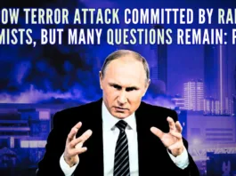 The investigation into the terrorist attack should be carried out to the highest degree professionally, says Putin