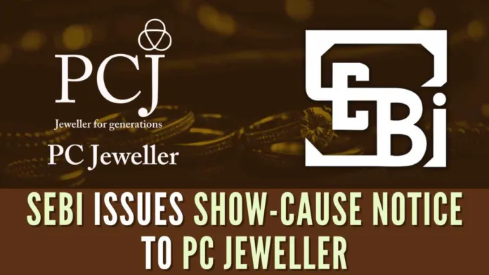PC Jeweller is availing legal advice with respect to the notice and would take appropriate action in this matter
