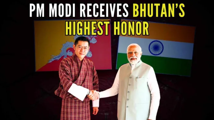 PM Modi accepted an invitation extended by his counterpart Tshering Tobgay last week, on behalf of King of Bhutan