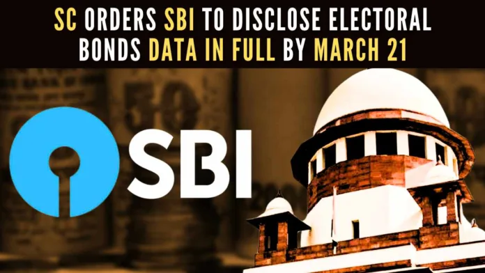 Supreme Court clarifies it had directed information on poll bonds from April 12, 2019