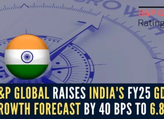 In November, last year, S&P Global had projected India's growth to be 6.4 percent