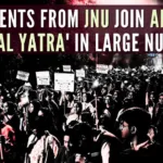 JNU campus was filled with slogans like 'Bharat Mata Ki Jai' and 'Vande Mataram'