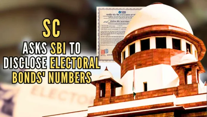 SBI has not fully complied with Court's March 11 order that the bank disclose all electoral bonds details