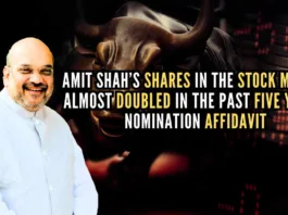 Amit Shah and his wife are avid investors and traders, according to an affidavit filed with the Election Commission