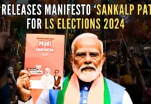 Release of the BJP's manifesto coincides with the birth anniversary of B R Ambedkar