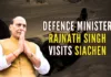 Raksha Mantri Rajnath Singh reviews military preparedness at Siachen, world’s highest battlefield, with Army Chief Gen. Manoj Pande